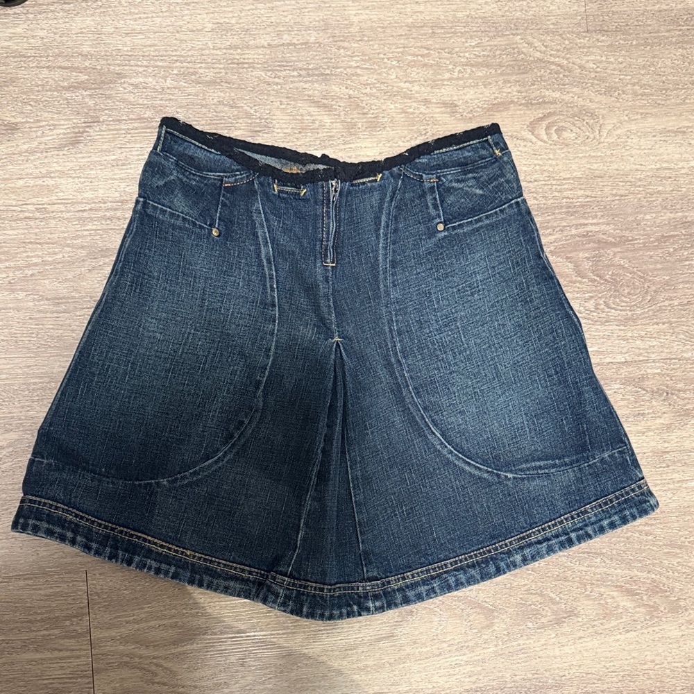 Sportmax Women’s Dark Blue Jean Skirt